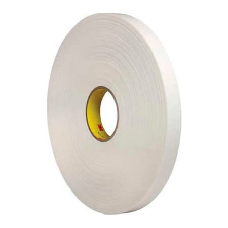 3M„¢ 4462 Double Sided Foam Tape 1 X 5 Yds. 1/32 Thick White